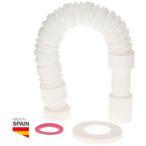 Tubo flexible de desagüe para lavabo o bidet