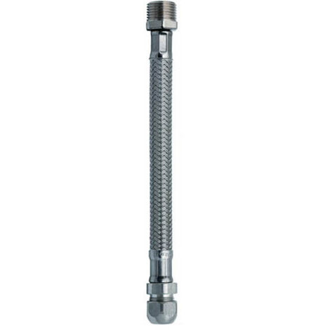 TUBO flexible de goma DN10 1/2" M-CONO L 20 CM para baño lavabo