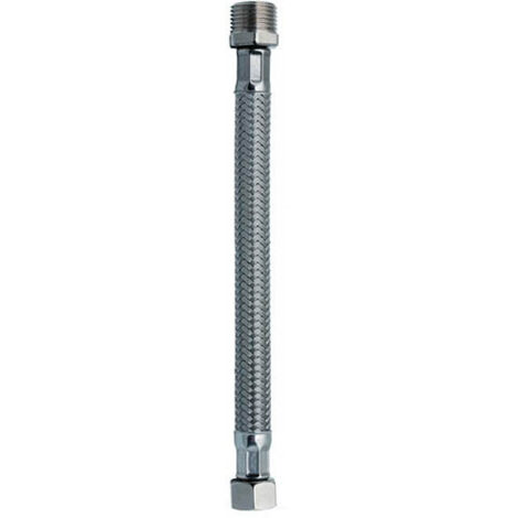 TUBO flexible de goma DN10 1/2"M-3/8"F L 40 CM para baño lavabo