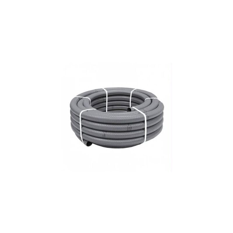 VDC - Tuyaux flexibles pvc gris Hidroflox 32 mm en rouleaux de 25 m