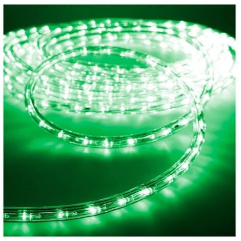 Tubo Flexiled Led a 2 Vie Multifunzionale 48m.36 Led/m Verde 48m IP44 (Uso Interno Esterno) Edm