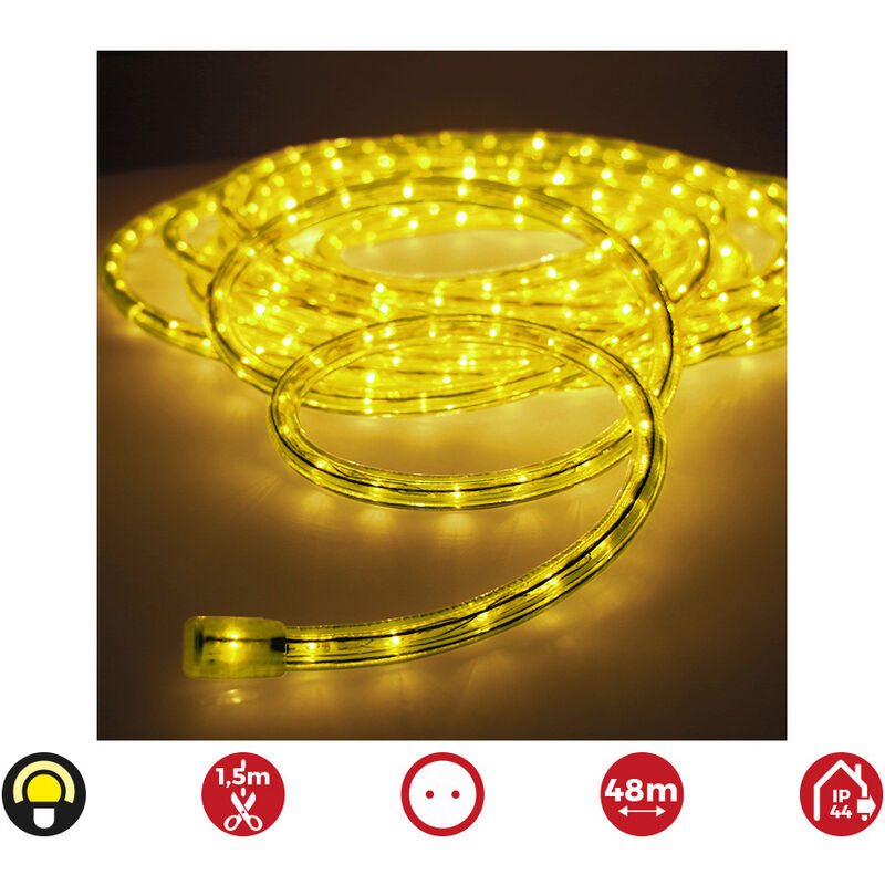 

EDM Tubo flexilux amarillo vias multifuncion (interior-exterior) edm. 48m euro/m