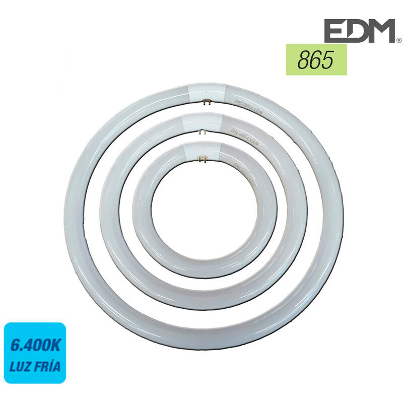 

*ult.unidades* tubo fluorescente circular 22w trifosforo 865 ø 21cm - EDM