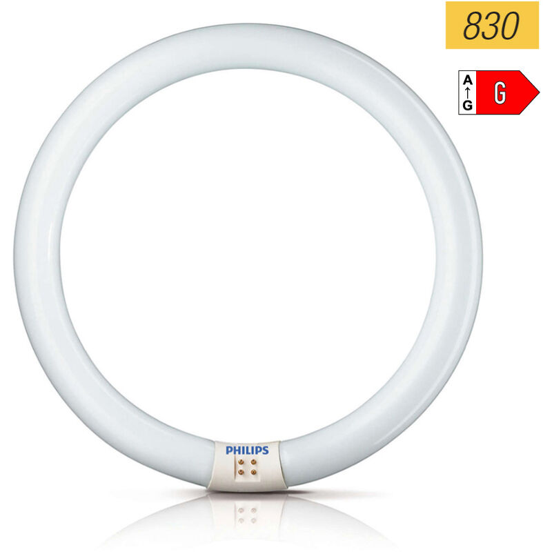 

Tubo fluorescente circular 40w trifosforo 830k ø 40cm - Philips