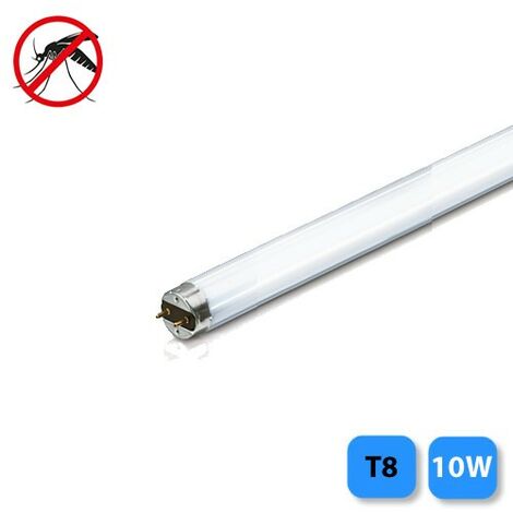 Tubo fluorescente T8 10W (luz actínica) mata insectos 33x1,6mm EDM 06026
