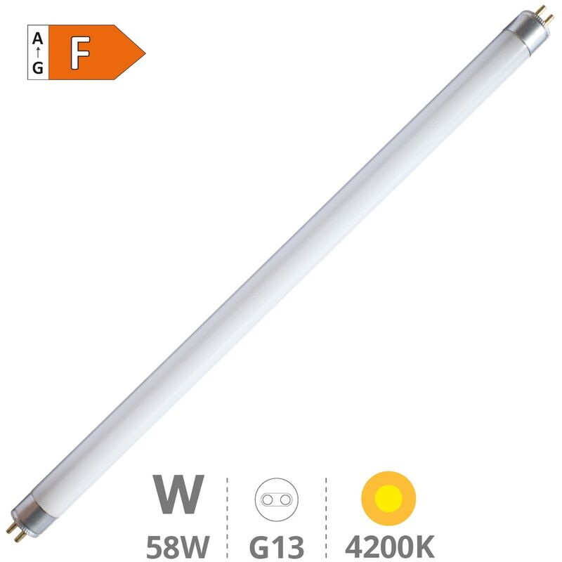 

Tubo Fluorescente T8 Trifosforo 58W G13 4200K 1514mm