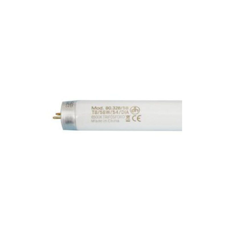

Tubo fluorescente T8, trifósforo. 58W. Luz Blanco DIA (6500K) 80.328/58/DIA 8430552129423 - Electro Dh