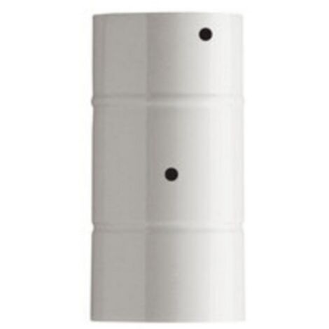 TUBO FORATO P/SERRANDA H 25 CM D 12 CM BIANC0