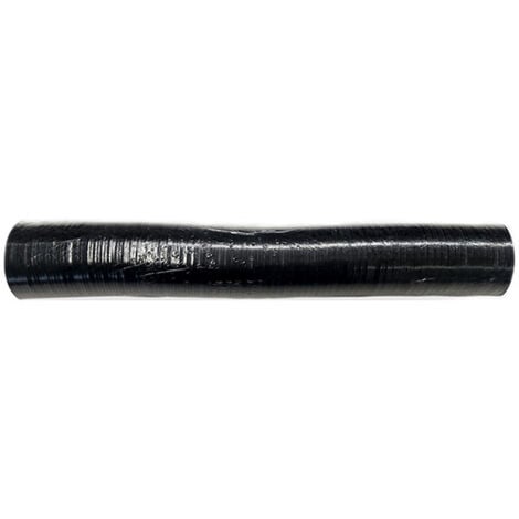 Tubo fumi flessibile estensibile alluminio NERO 100 mm da 0,5 a 3 mt