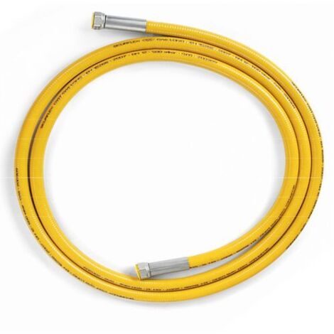 Tubo Gas Flessibile in Acciaio Inox con Guaina - FF 1/2" - EN15266 - Lunghezza: cm 400