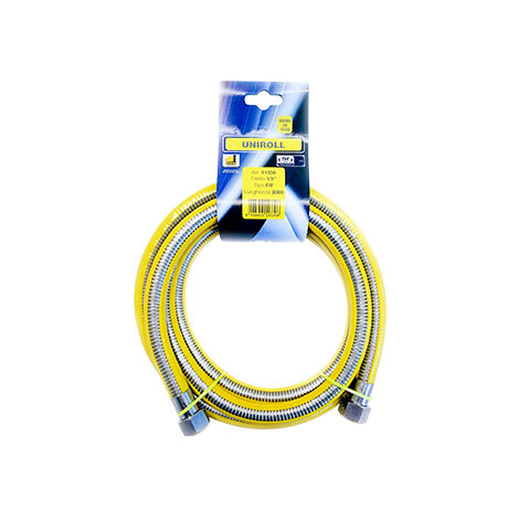 TUBO GAS INOX F/F 1/2 EN15266 CE CM.100
