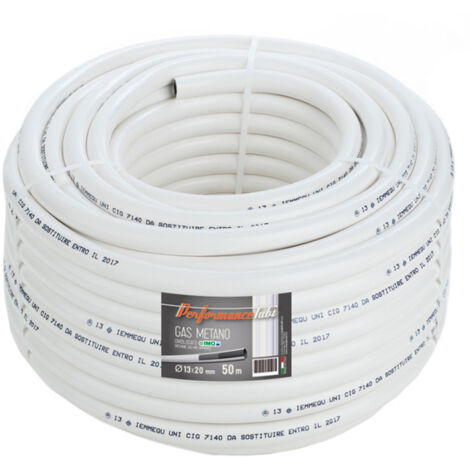 TUBO GAS METANO 13X19,7MM MT.50 TECNOTEX
