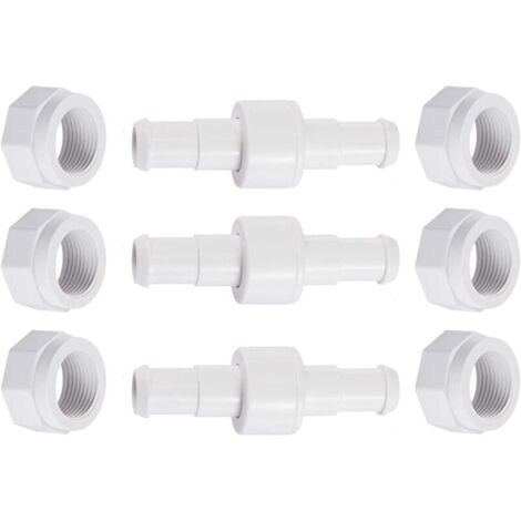 Tubo girevole KZQ D20 con dado tubo D15 compatibile con Zodiac Polaris 280, 380, 180 - Ricambi per pulitori per piscine