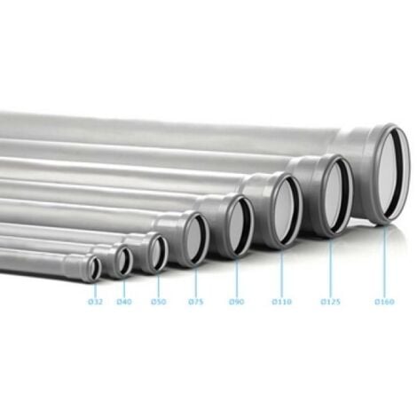 TUBO HTEM 1 BICCHIERE PP3  VALSIR Diam. 40 lungh. 250