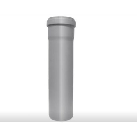 TUBO HTEM Ø50MM E LUNGHEZZA 500MM - IN POLIPROPILENE COLORE GRIGIO