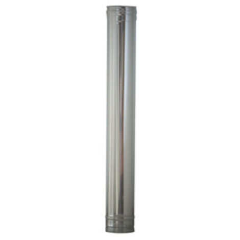 tubo in acciaio inox   14 cm 140 mm cm 100h per stufe a legna pellet