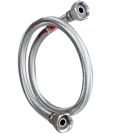 Tubo In Acciaio Inox Diametro Interno 9mm F/f 1/2" - 15/21 - Lunghezza 120cm