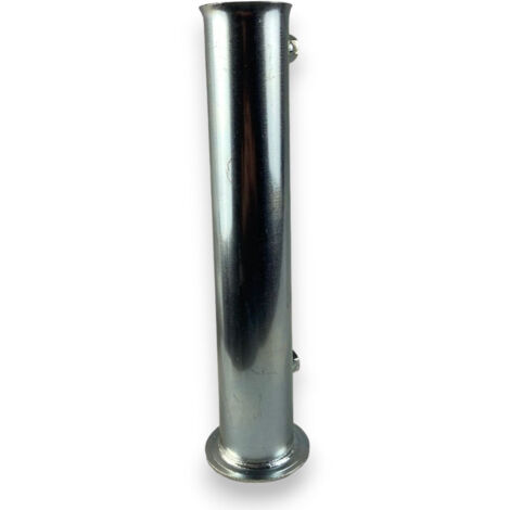 Tubo in ferro zincato per base in graniglia tonda ombrellone ø 5.5 cm