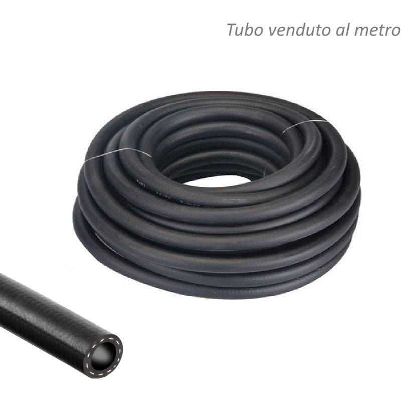 Image of Bricolife - Tubo in gomma con rinforzo al metro aria compressa 20 bar diametro ø 10X19 mm