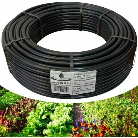 Tubo Poroso Per Irrigazione Giardino - 1/2'' 20 Metri - Ideale Per Orto, Siepi E Aiuole