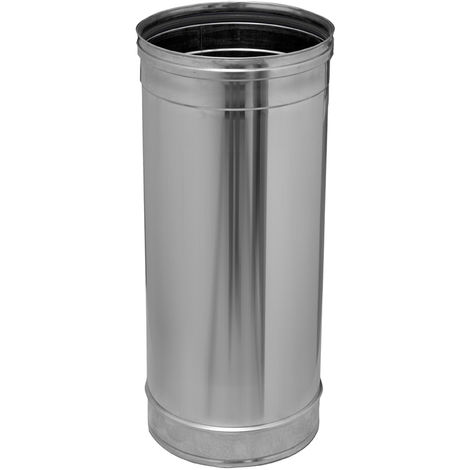 Tubo Inox 304 SW de pared simple Dinak 430mm 150mm