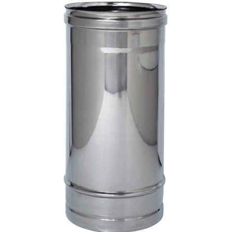 TUBO INOX AISI 304 PER STUFA Ø cm.18x100