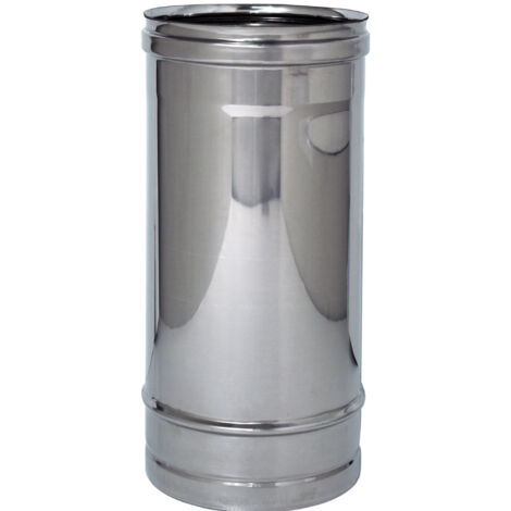 TUBO INOX AISI 304 PER STUFA Ø cm.20x100