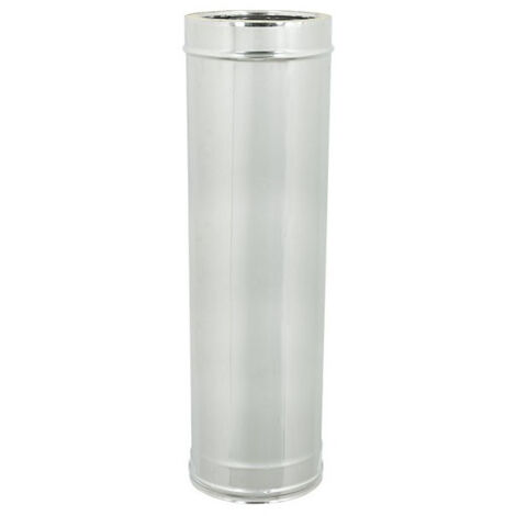 Tubo inox coibentato dp doppia parete da 130-180 x 1000mm