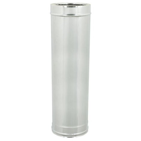 Tubo inox coibentato dp doppia parete da 150-200 x 1000mm