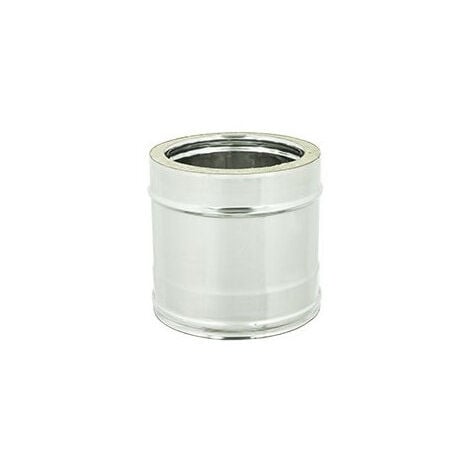 Tubo inox coibentato dp doppia parete da 150-200 x 250mm
