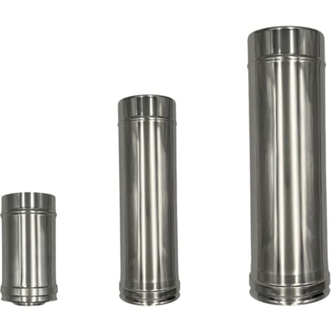 Tubo Inox Doppia Parete - 25 cm - 200 mm
