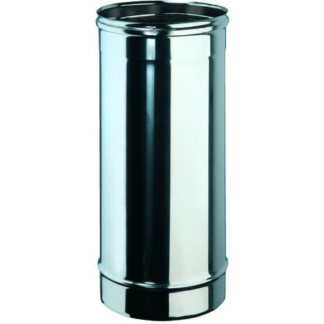 Tubo inox rigido 500 ps d.80