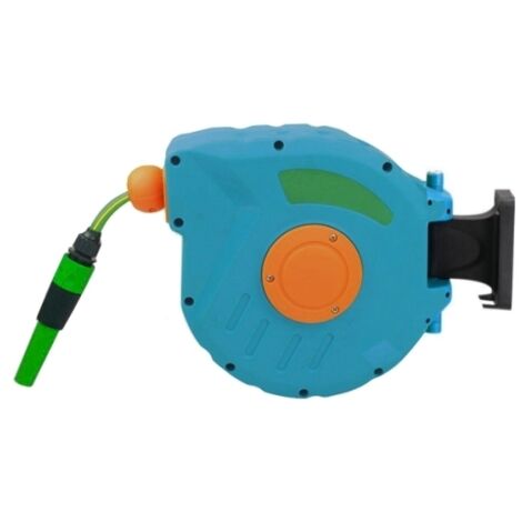 Tubo irrigazione con avvolgitubo automatico 20 + 2m con lancia