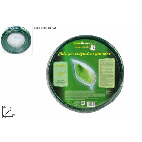 Tubo irrigazione da giardino da 9 mt d. 1/2