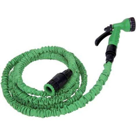 TUBO IRRIGAZIONE ESTENSIBILE IN KIT STARS - MT 2,5/7,5 +RACCORDI+IDROPISTOLA - 1 pezzo