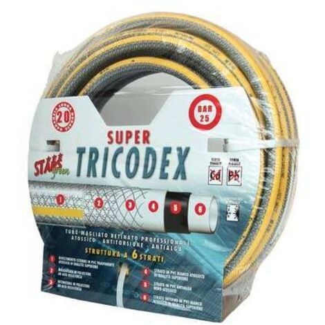 TUBO IRRIGAZIONE MAGLIATO SUPER TRICODEX STARS - MM 12 1/2 MT 25 - 1 pezzo