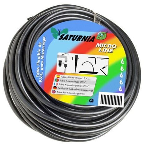 tubo irrigazione saturnia micro irrigation hose 4 mm 25 m