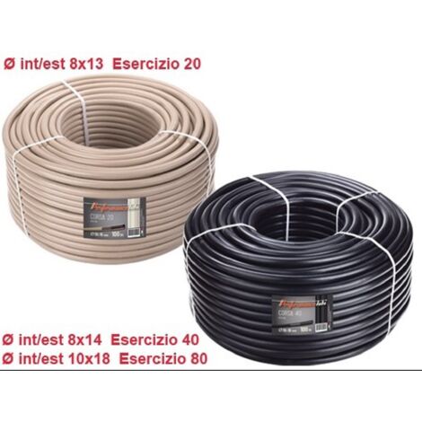 TUBO IRRORAZIONE PVC 40-120P ATM.8X14 ROTOLO 100 MT.