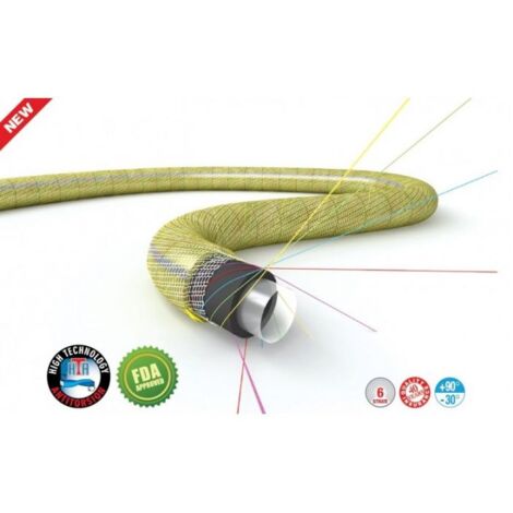 TUBO JOY YELLOW PROF 5/8" 25M 6 STRATI