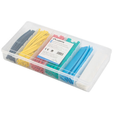 Tubo lanberg termorestringente 100 pezzi 100mmx1,5 a 13mm multicolore