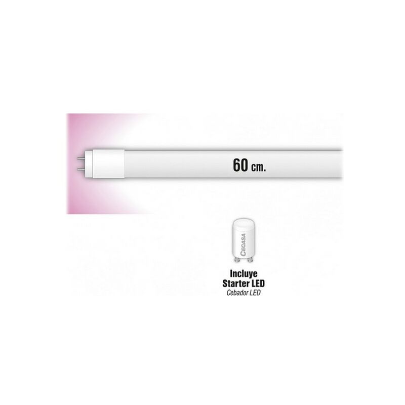 

BHD - Tubo LED Cegasa 324897 T8 4000K 9W Luz Cálida Blanco Cristal