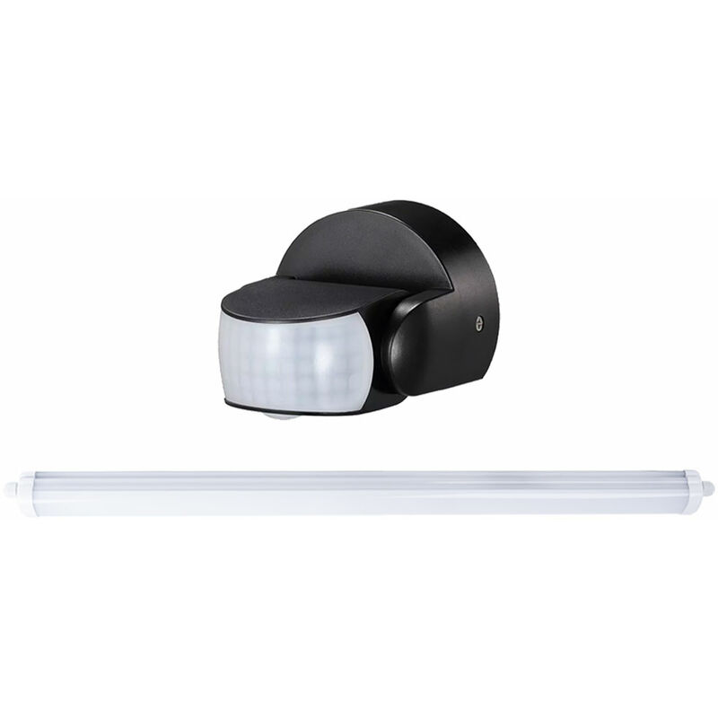 Image of Tubo led con rilevatore di movimento per ambienti umidi Lampada led per ambienti umidi 120 cm lampada da officina lampada da vasca, IP65, 1x led 36W