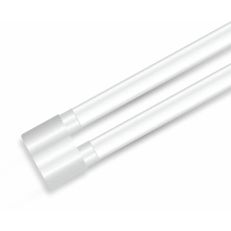 Tubo LED doble de nanoplástico V-TAC de 18 W y 60 cm, 138 lm/W, blanco natural