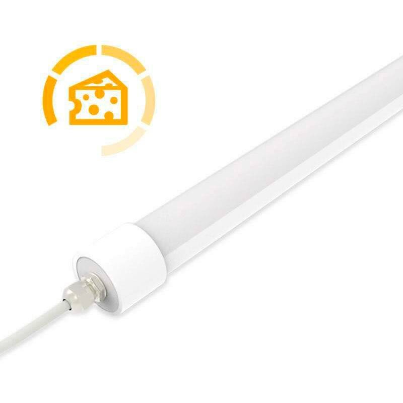 

Tubo LED DC12V, IP65, 9W, 60cm, Quesos y fiambres, Blanco cálido - Blanco cálido