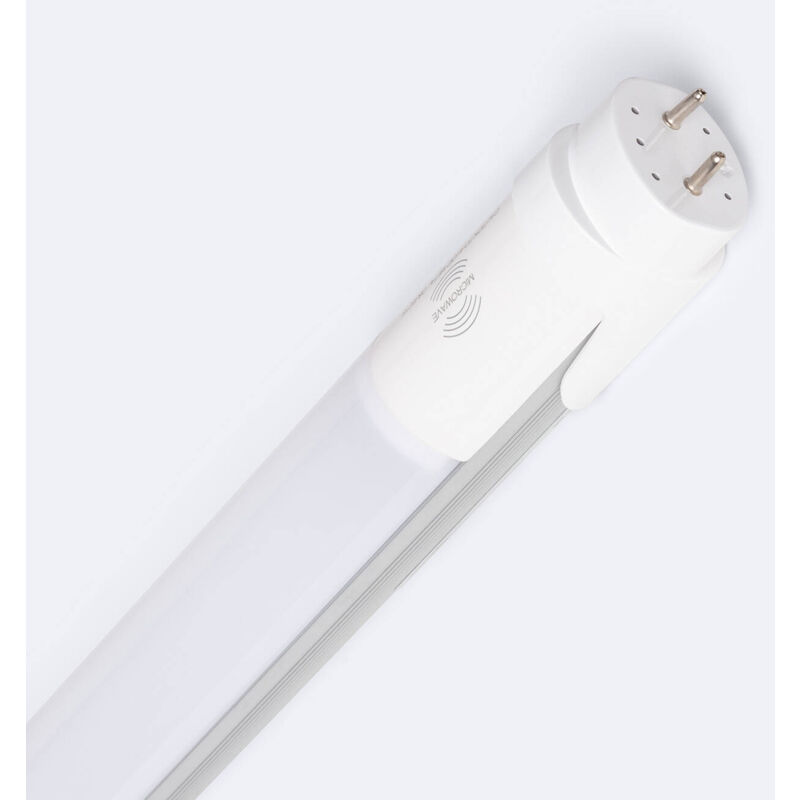 

Tubo LED T8 1500mm con Detector de Movimiento Radar Apagado Total Conexión un Lateral 24W 100lm/W Blanco Frío 6000K - 6500K . - Blanco Frío 6000K