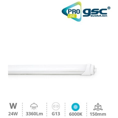 Tubo LED T8 150cm 24W 6000K 3360 lm Profesional