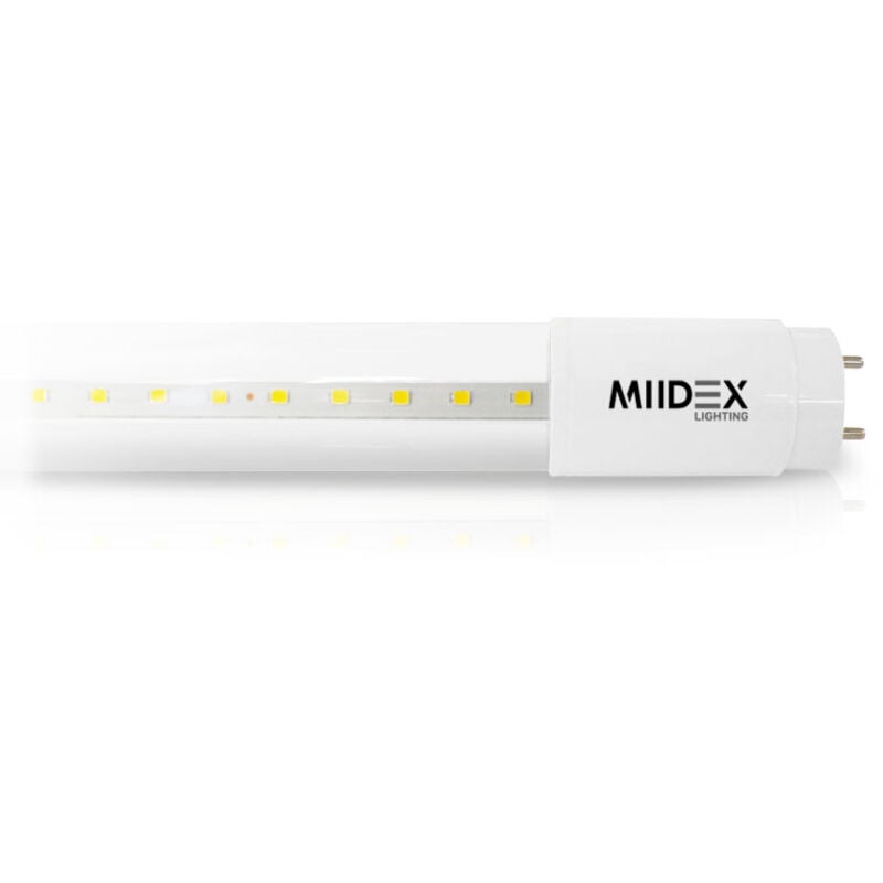 Confezione da 10 tubi LED T8 - fase/neutro sullo stesso lato IP20 1500mm - 4000K bianco neutro - 25W - 230V - tubo ad alte prestazioni THD10% (senza