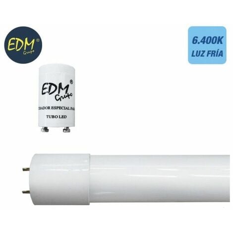 Tubo led t8 22w eco 6.500k luz fria (equivalente 58w) EDM 31192