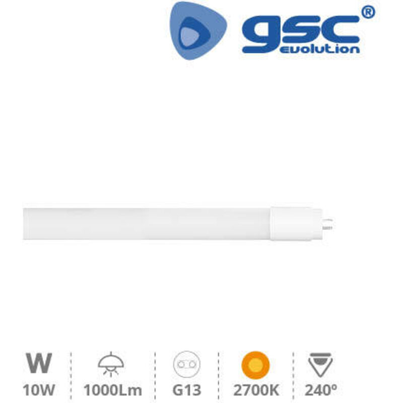 GSC - Tubo led T8 60cm smd 2835 10W 2700K