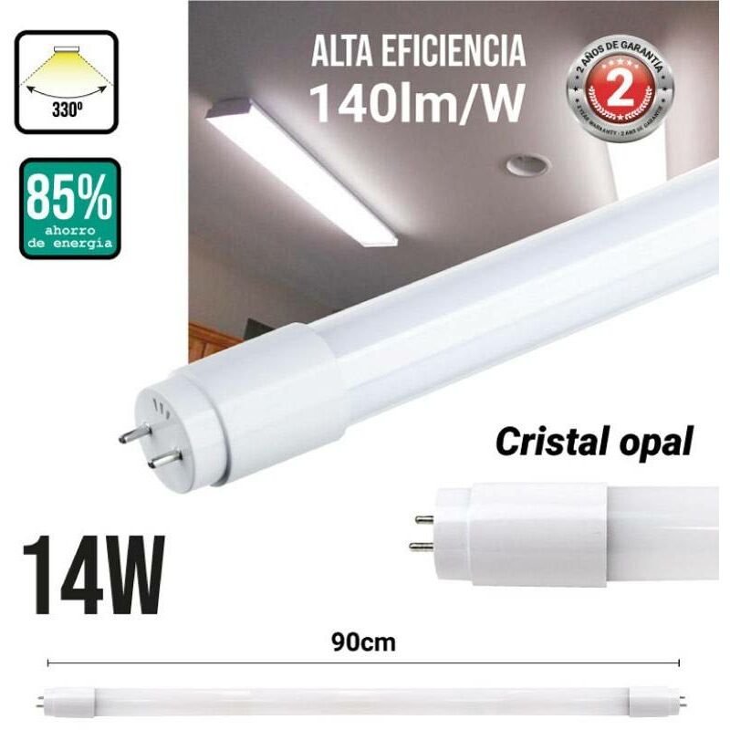 

Tubo LED T8 90cm 14W Alta Eficiencia 140 LM/W | Blanco Cálido